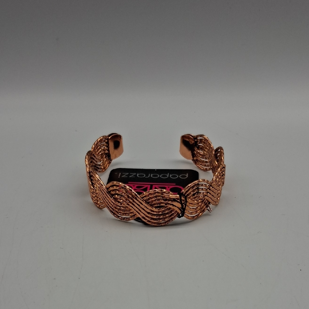 Paparazzi Woven Copper Bracelet